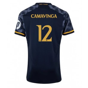 Real Madrid Eduardo Camavinga #12 Udebanetrøje 2023-24 Kort ærmer